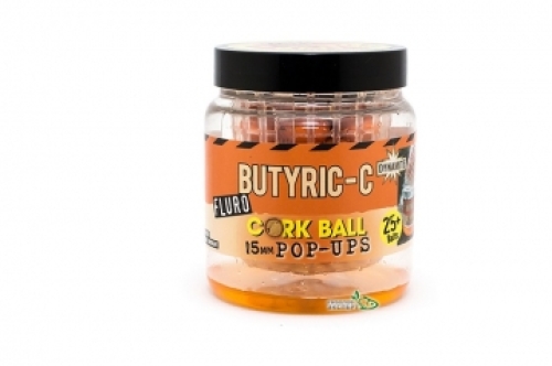 Бойлы Dynamite Baits Cork Ball Pop-Ups Butyric-C Fluro Orange 15мм (DY952)