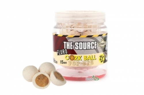 Бойли Dynamite Baits Cork Ball Pop-Ups The Source Fluro White 15мм (DY940)