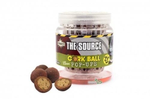 Бойлы Dynamite Baits Cork Ball Pop-Ups The Source 15мм (DY930)