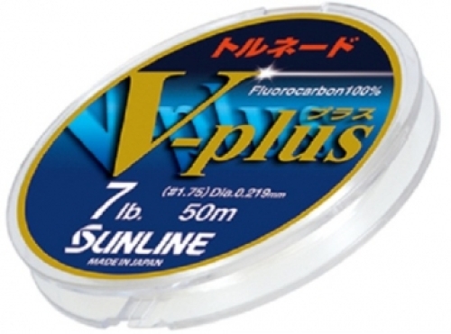 Флюорокарбон Sunline V-Plus 50м #1.0/0.165мм 2кг