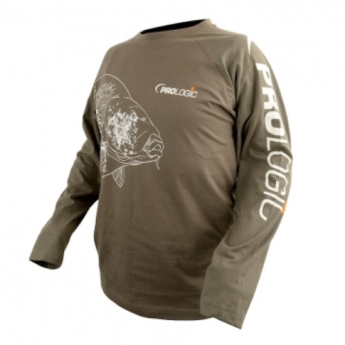 Футболка Prologic Carp T-Shirt Long/S Sage Green XL