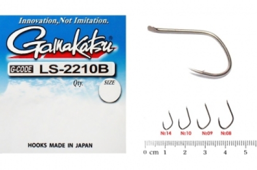 Крючки Gamakatsu LS-2210B N/L Bronze size 14