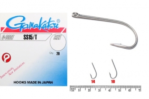 Крючки Gamakatsu SS15/T