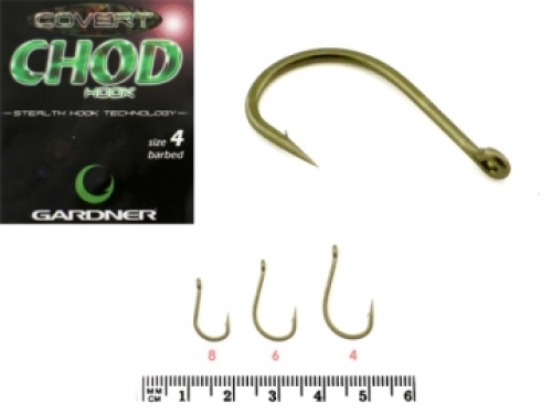 Крючки Gardner Covert Chod Hooks size 4