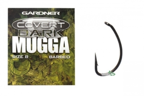 Крючки Gardner Covert Dark Mugga Hooks № 08 (10шт/уп)