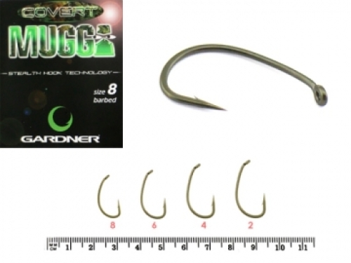 Крючки Gardner Covert Mugga Hooks size 6