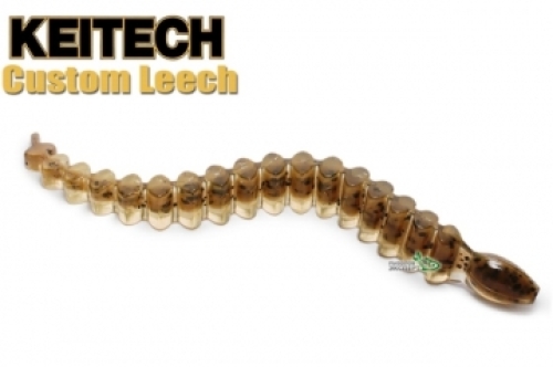 Силикон Keitech Custom Leech 3,0" - 101C Green Pumpkin Pepper