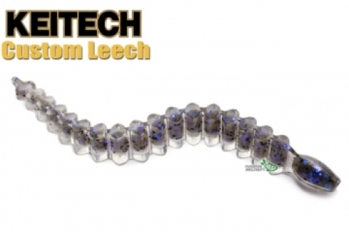 Силикон Keitech Custom Leech 3,0" - 440C Electric Shad