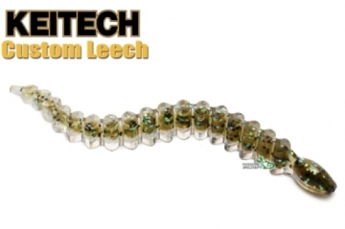 Силикон Keitech Custom Leech 3,0" - 474C Electric Baby Bass