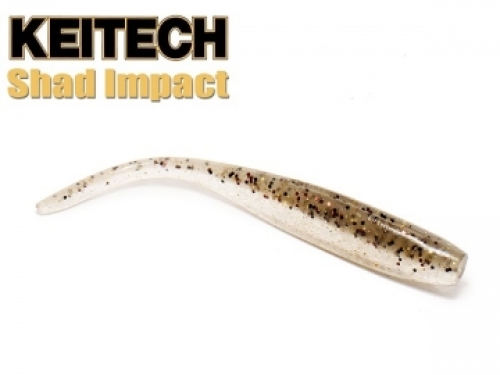 Силікон Keitech Shad Impact 3,0" - 417 Gold Flash Minnow