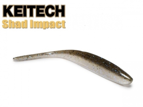 Силікон Keitech Shad Impact 4,0" - 440 Electric Shad