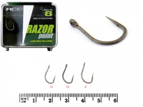Гачки ACE Zig &amp; Floater Micro Barbed Hook size 08