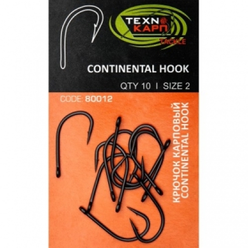 Крючки Texnokarp "Continental hook" №2
