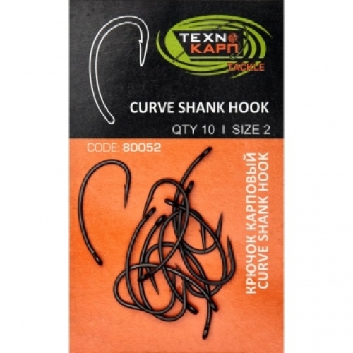 Крючки Texnokarp "Curve Shank hook" №6