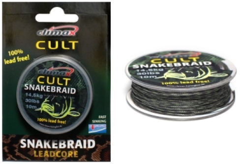 Лідкор Climax Cult Leadcore Snakebraid 10м 30lb Weed