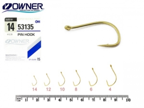 Крючки Owner 53135 Pin Hook № 12
