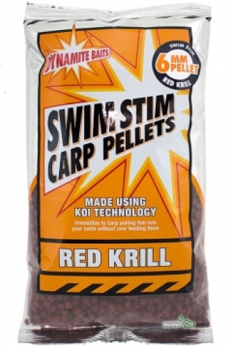 Пеллетс Dynamite Baits Swim Stim Red Krill Pellets 900г 6мм (DY215)