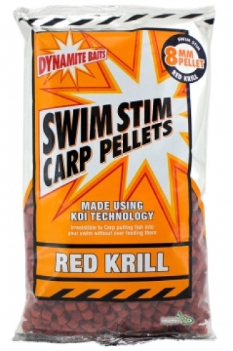 Пеллетс Dynamite Baits Swim Stim Red Krill Pellets 900г 8мм