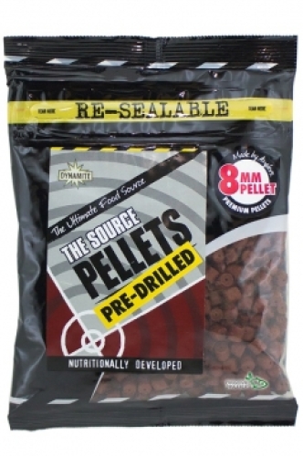 Пеллетс Dynamite Baits The Source Pellets Pre-Drilled 350г 8мм
