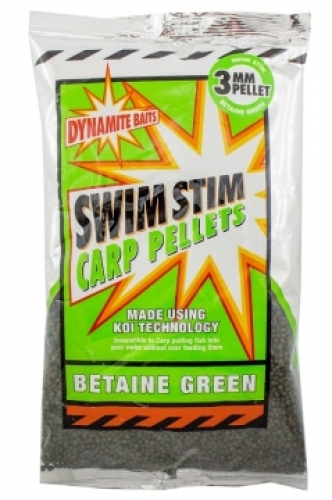 Пеллетс Dynamite Baits Swimstim Betaine Green Pellets 900г 3мм