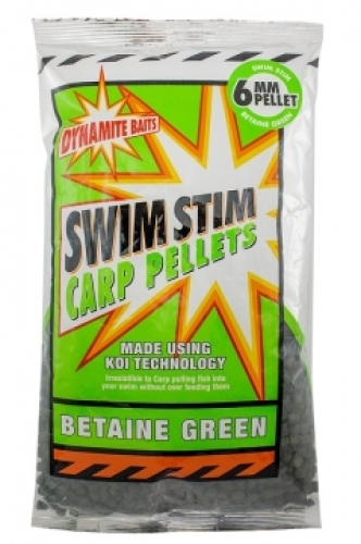 Пеллетс Dynamite Baits Swimstim Betaine Green Pellets 900г 6мм