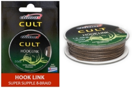 Поводковый материал Climax Cult Hook Link 20м 30lb Silt