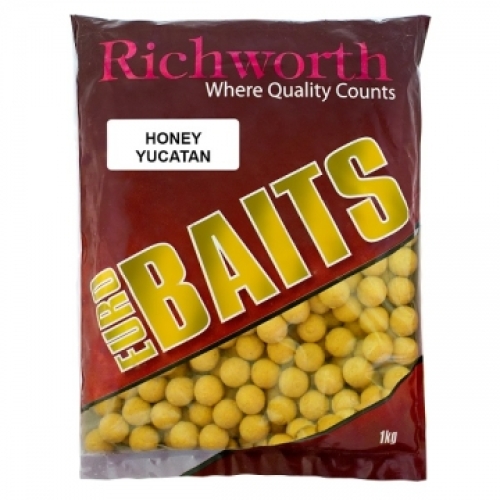 Бойлы Richworth Euro Baits New 1кг 25мм Honey Yucatan