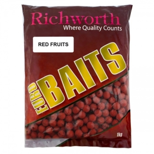 Бойли Richworth Euro Baits 1кг 15мм Red Fruits