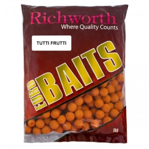Бойли Richworth Euro Baits New 1кг 25мм Tutti-Frutti