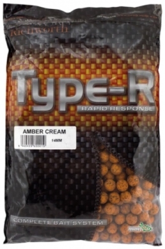 Бойлы Richworth Type-R Shelf Life 14мм 1кг "Amber Cream"