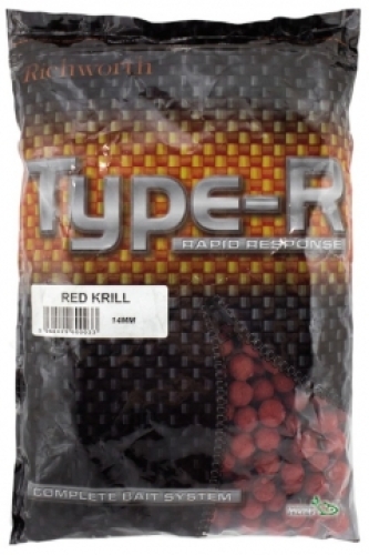 Бойли Richworth Type-R Shelf Life New 15мм 1кг "Red Krill"