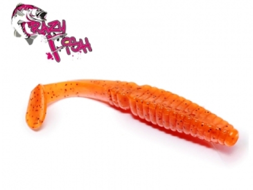 Силікон Crazy Fish Scalp Minnow 8см col.18 Carrot-креветка