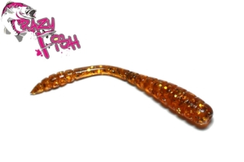 Силікон Crazy Fish Tipsy 5см col.09 Caramel-кальмар