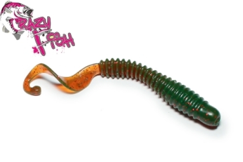Силікон Crazy Fish Active Slug 7.0см col.14 УФ Моторна Олія-Кальмар