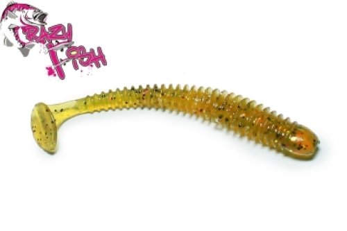 Силікон Crazy Fish Vibro Worm 5см col.01 Olive
