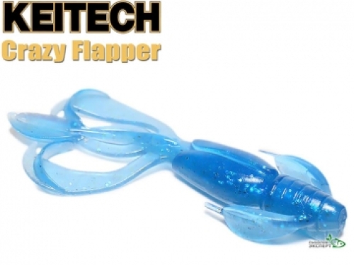 Силикон Keitech Crazy Flapper 4,4" - 301 Sapphire Blue