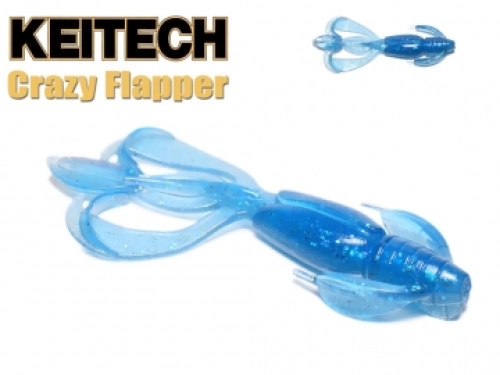 Силикон Keitech Crazy Flapper 4,4" - 301 Sapphire Blue