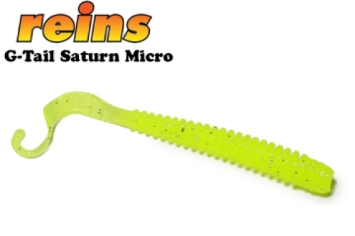 Силікон Reins G-Tail Saturn Micro 2,0" 129 Glow Chart Silver