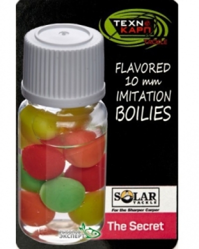 Насадка силиконовая Technocarp Flavored Imitation Boilies 10мм - The Secret SOLAR