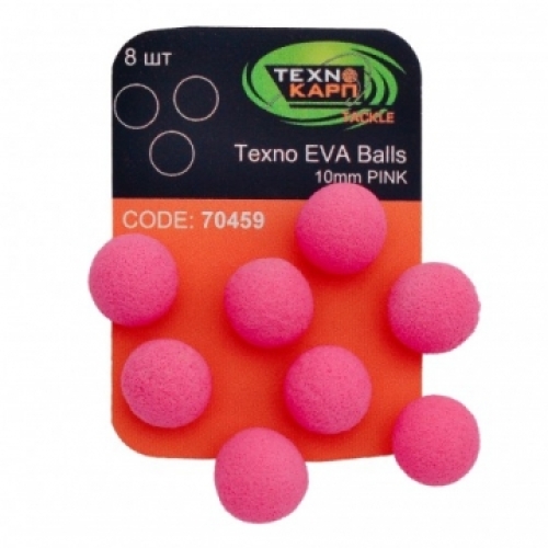 Насадка Technocarp Techno EVA Balls 14мм Pink (8шт/уп)