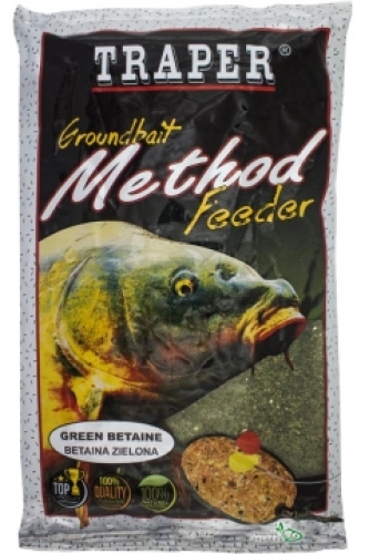 Прикормка Traper Method Feeder 750г Betaine Green