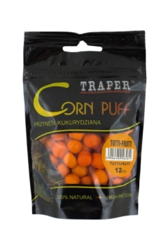 Вулканизированная кукуруза Traper Corn Puff 12мм 20г Тутти-Фрутти
