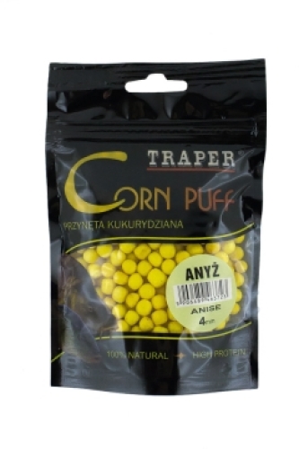 Вулканизированная кукуруза Traper Corn Puff 4мм 20г Анис
