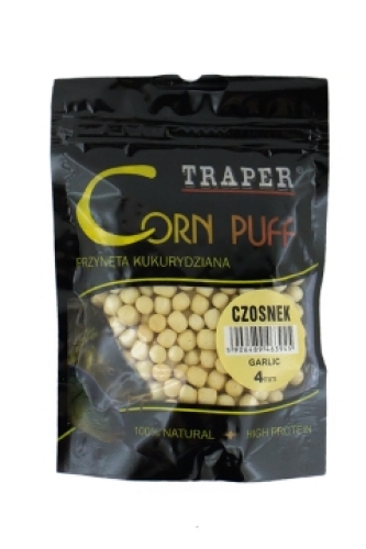 Вулканизированная кукуруза Traper Corn Puff 4мм 20г Чеснок