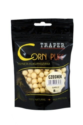 Вулканизированная кукуруза Traper Corn Puff 8мм 20г Чеснок