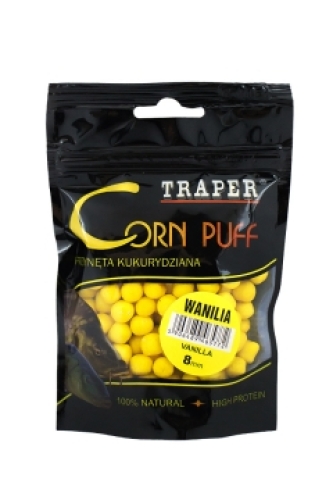 Вулканизированная кукуруза Traper Corn Puff 8мм 20г Ваниль