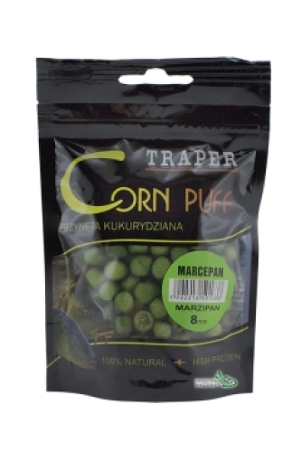 Вулканизированная кукуруза Traper Corn Puff 8мм 20г Марципан