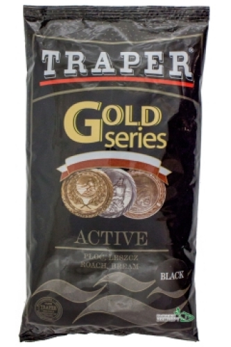 Прикормка Traper Gold Series 1кг Active Black