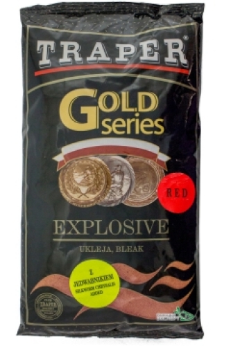 Прикормка Traper Gold Series 1кг Explosive Red