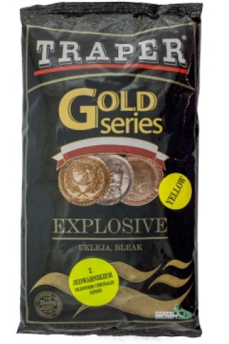 Прикормка Traper Gold Series 1кг Explosive Yellow